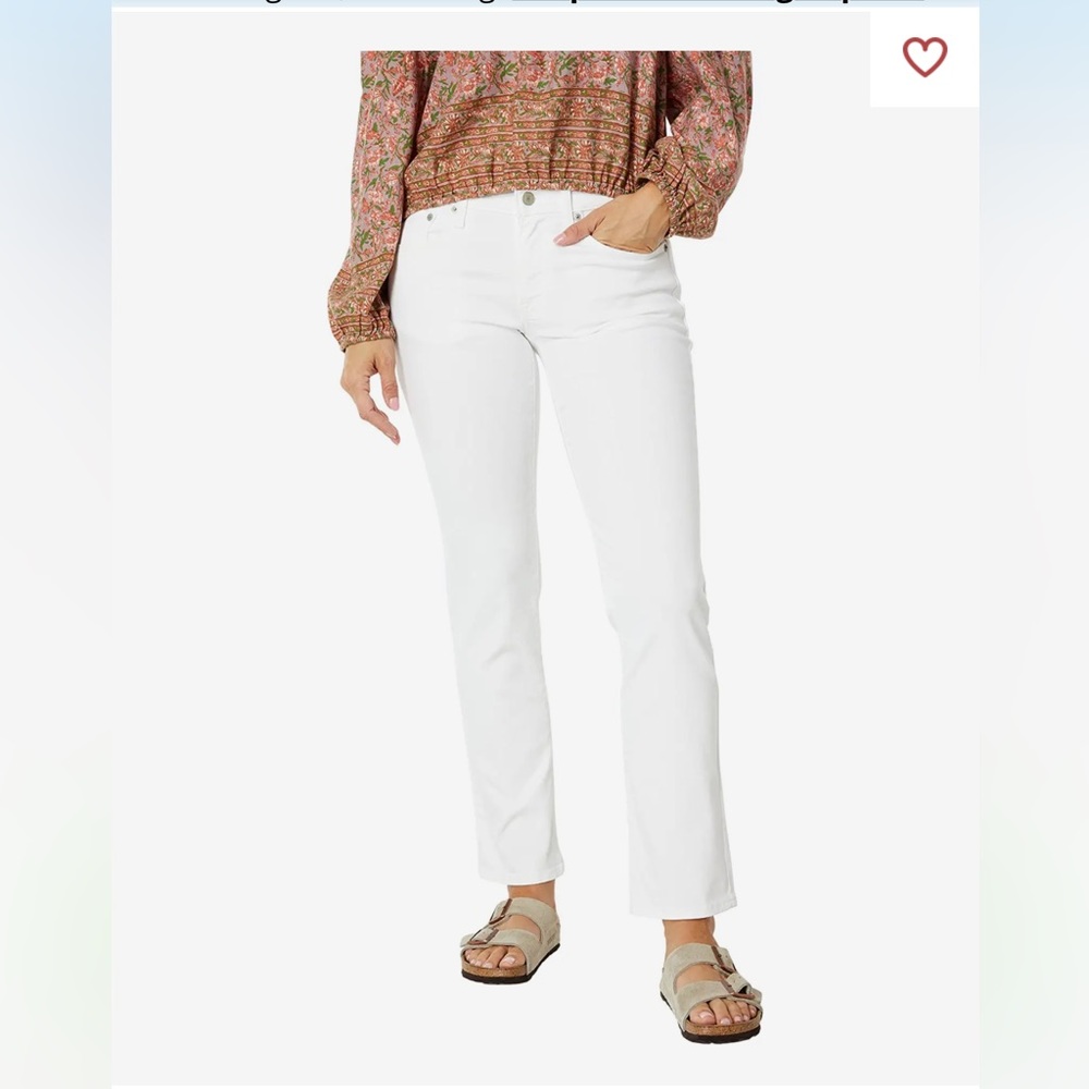 Lucky Brand Jeans Sweet Jean Straight White denim size 6